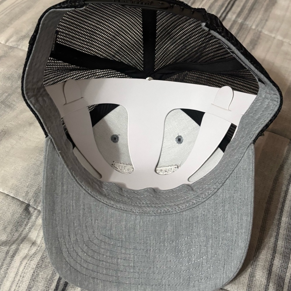 Richardson Gray and Black Trucker Hat “Unapologetically Join or Die American” - Picture 3 of 4